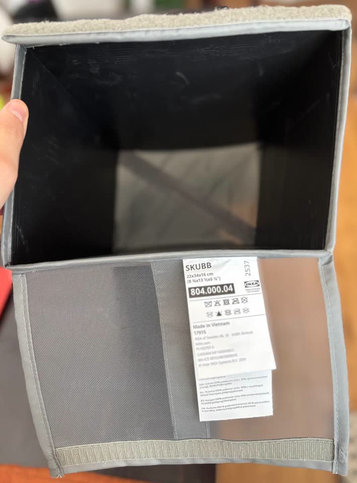 Комплект из 4 коробок для обуви IKEA SKUBB