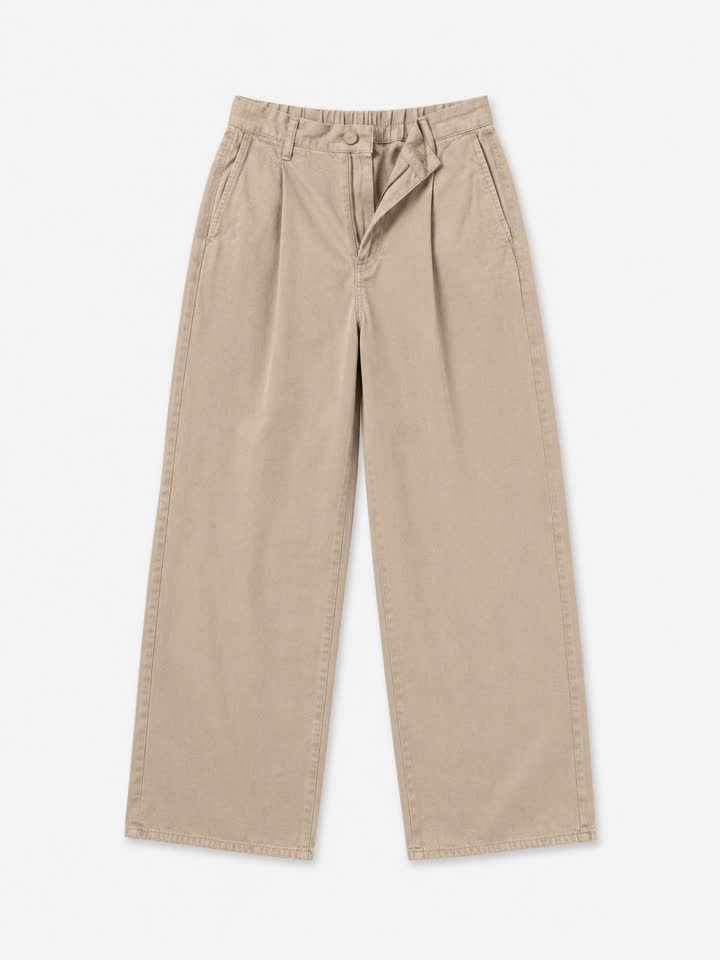 Брюки Uniqlo, бежевые, размер M