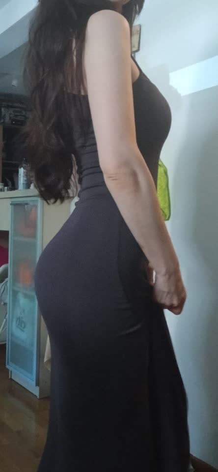 Платье croop графит XS
