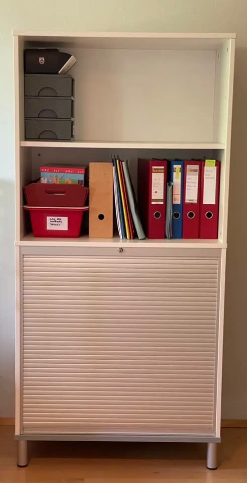 IKEA EFFEKTIV orman-polica sa žaluzinim vratima i nadogradnjom