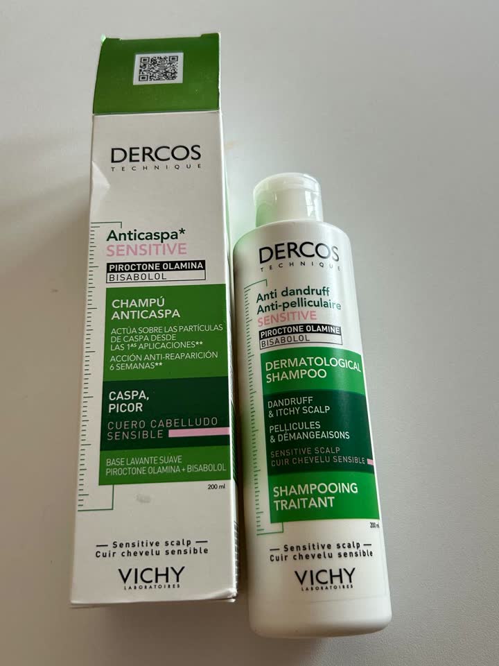 Шампунь dercos Vichy для чувствительной кожи головы