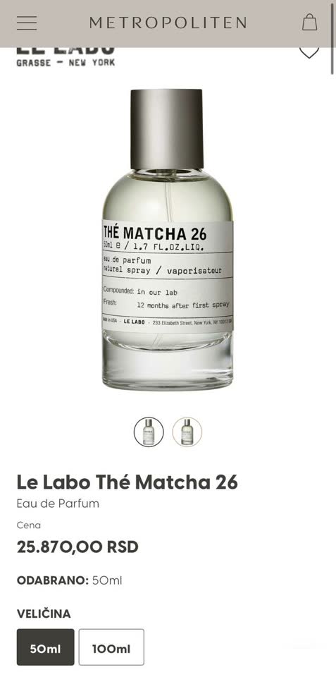 Le Labo The Matcha 26 50 ml