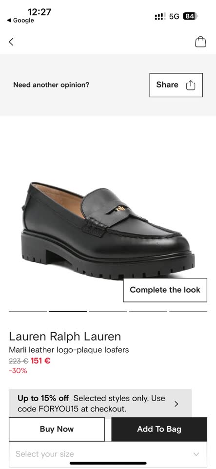 Продам кожаные лоферы Ralph Lauren