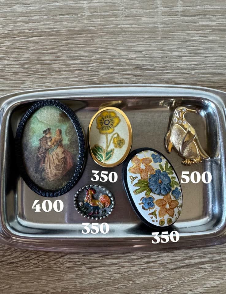 Razne lepe vintage broše 🤩