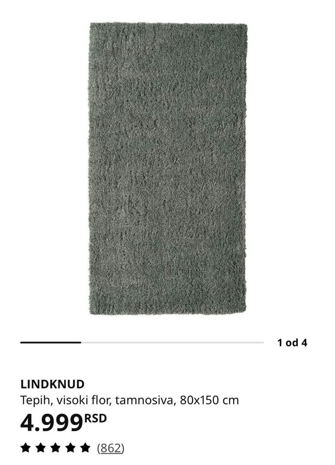 Tepisi i tekstil iz IKEA u idealnom stanju