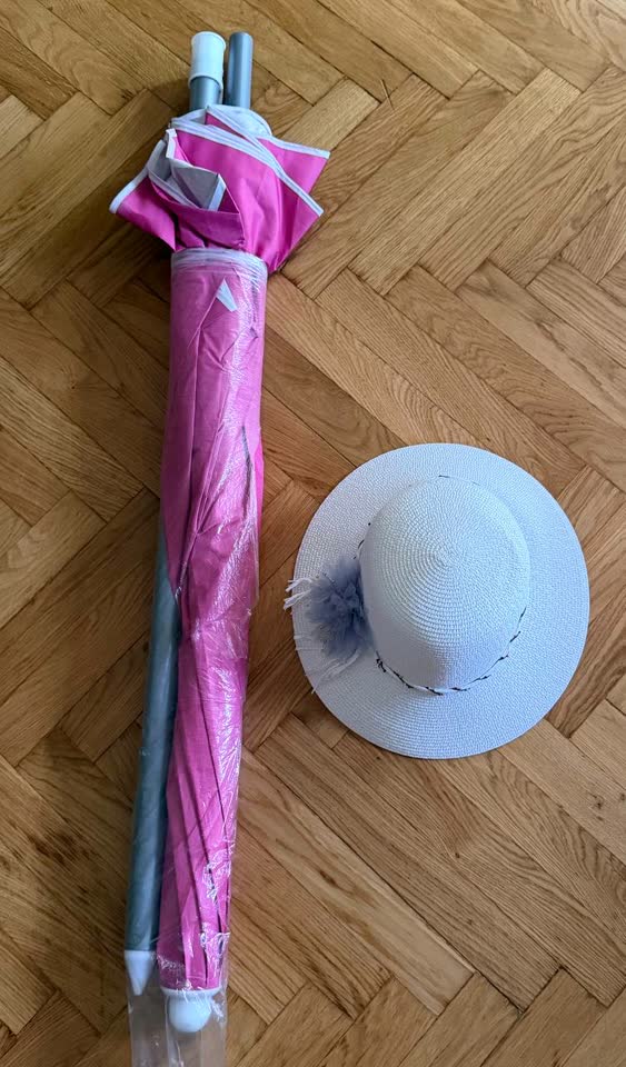Plažni suncobran i šešir 58 cm