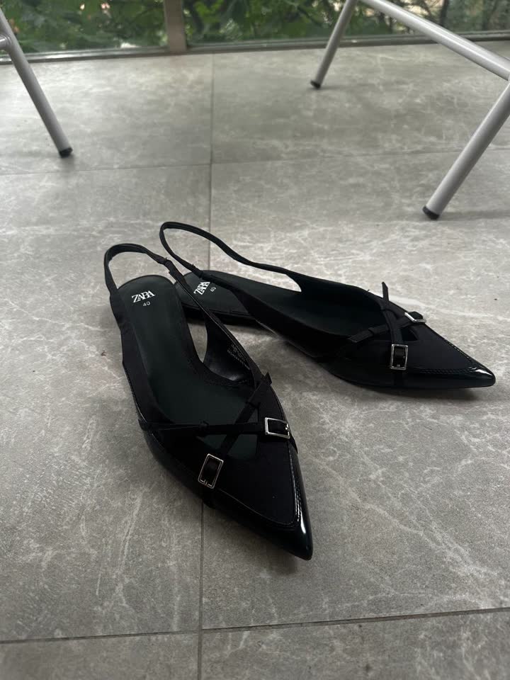 слингбэги без каблука, ZARA