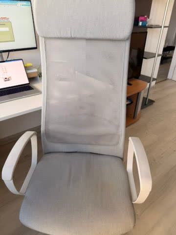 Стул MARKUS IKEA серый б/у