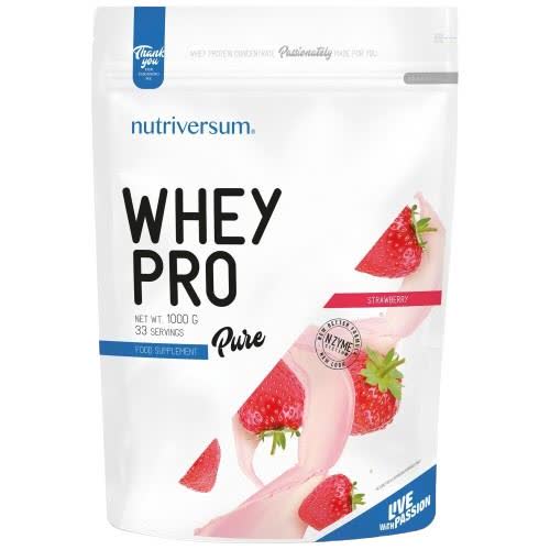 Протеин Nutriversum клубника 1 кг