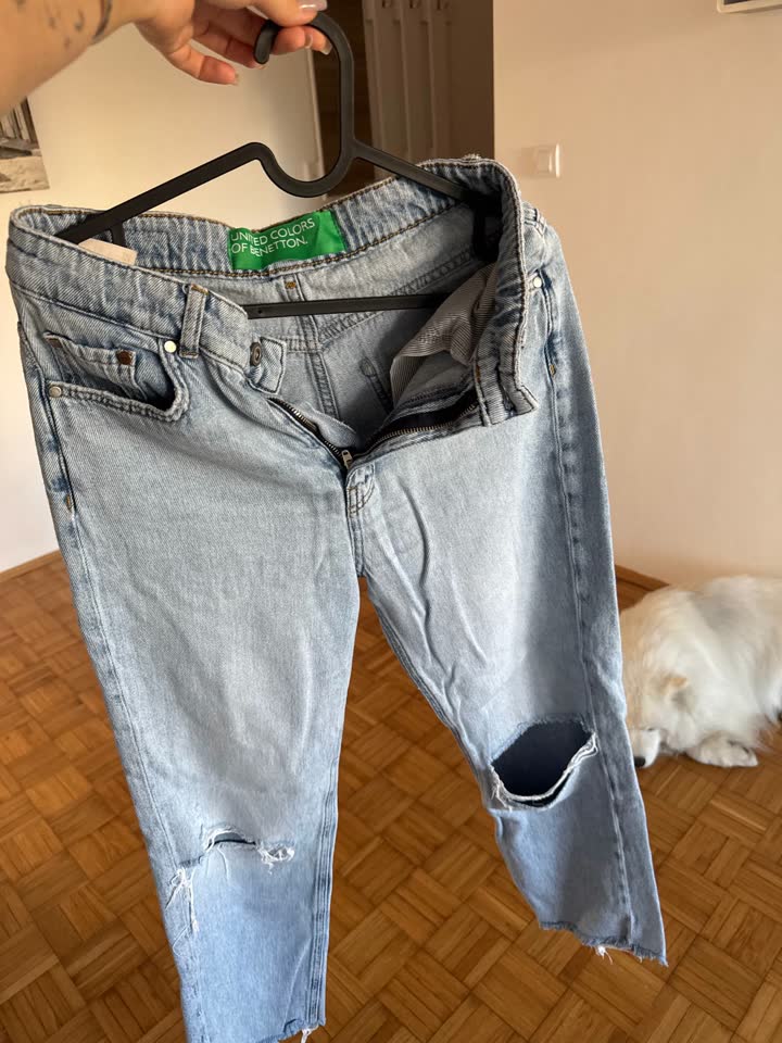 Pocepane farmerke Benetton