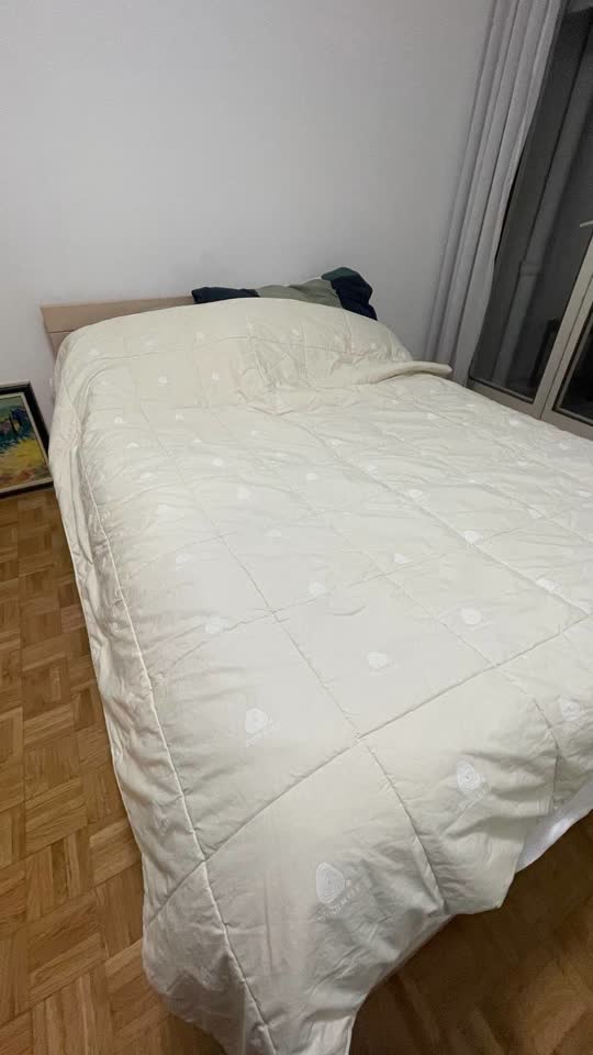 Одеяло шерстяное (меринос) стеганое