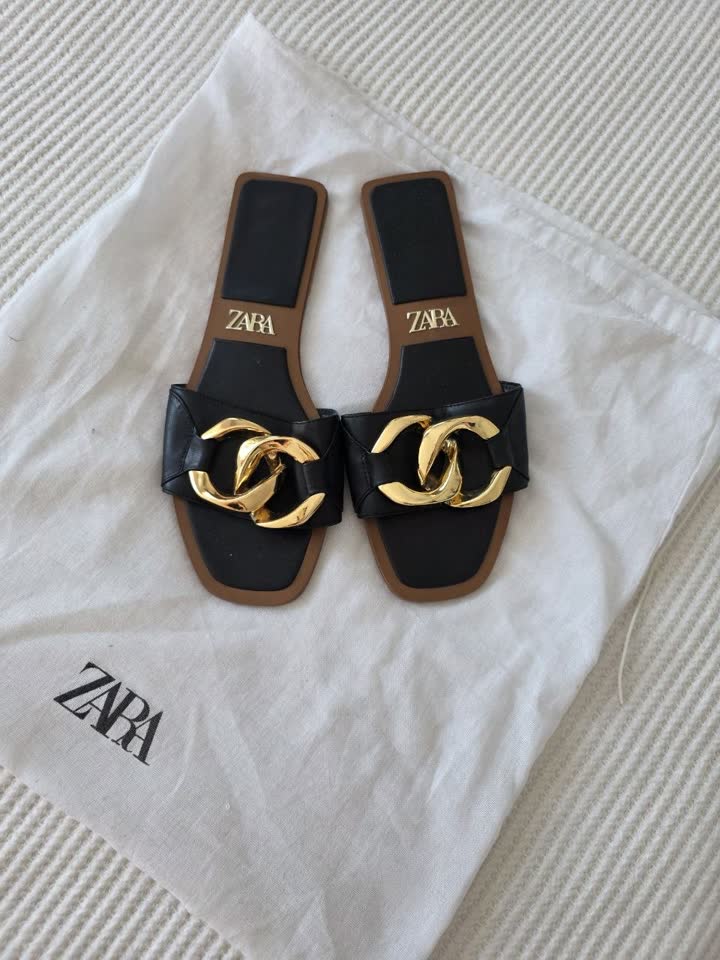 Papuče-sandale Zara