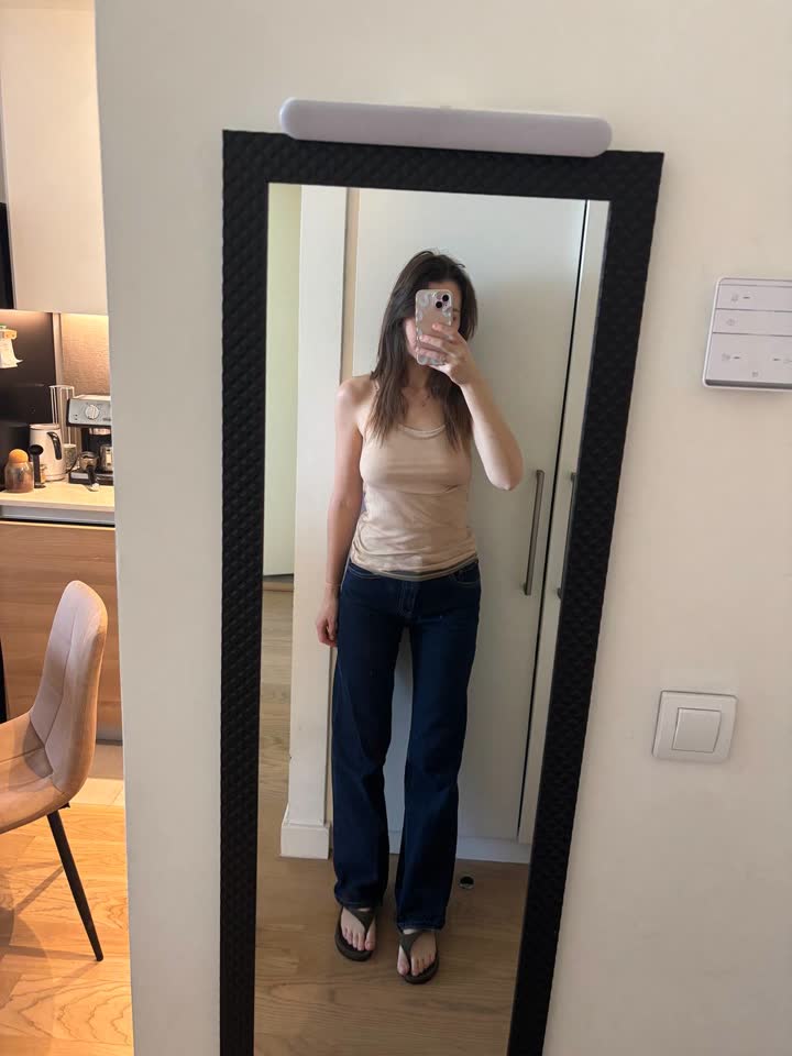 Farmerke Mango, top Zara