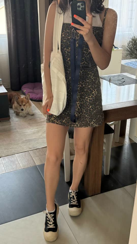 Haljina Zara leopard mini