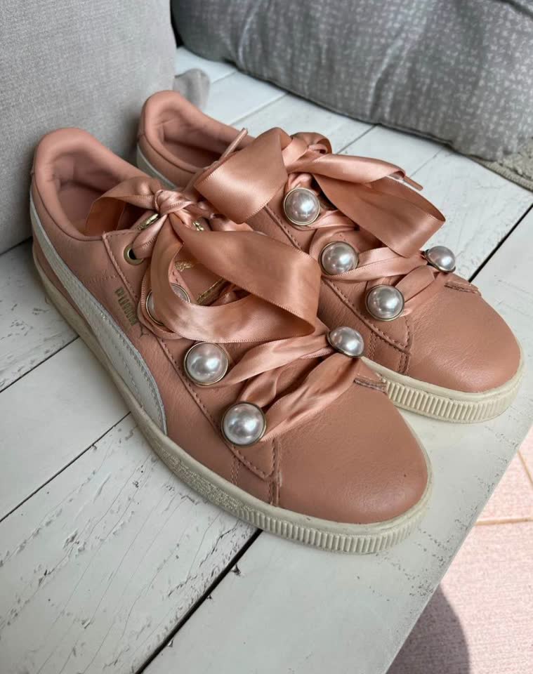 Кеды Puma из натуральной кожи