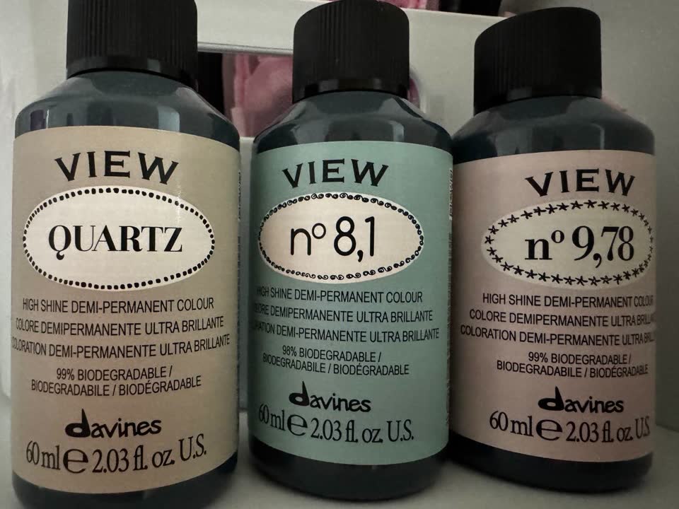 Davines View 8.1 + 9.78 + quarts (novo)