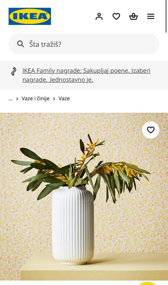 IKEA vaza - rezervisana