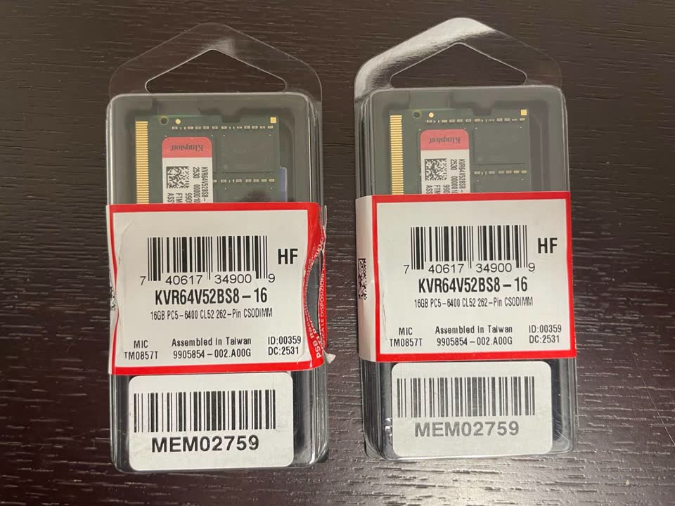 Radna memorija Kingston KVR64V52BS8-16 SODIMM DDR5