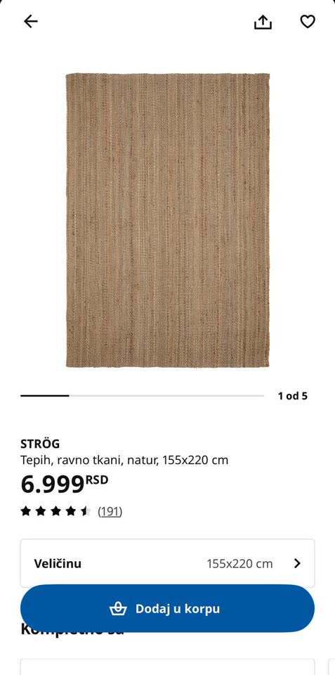 Ikea tepih
