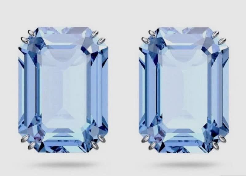 Продам серьги Swarovski Millenia Blue Octagon Crystal Stud