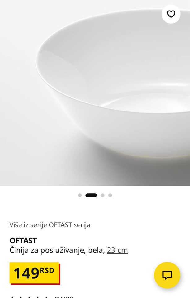 Tanjir-činija Ikea