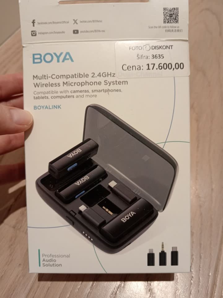 Bluetooth микрофон Boya