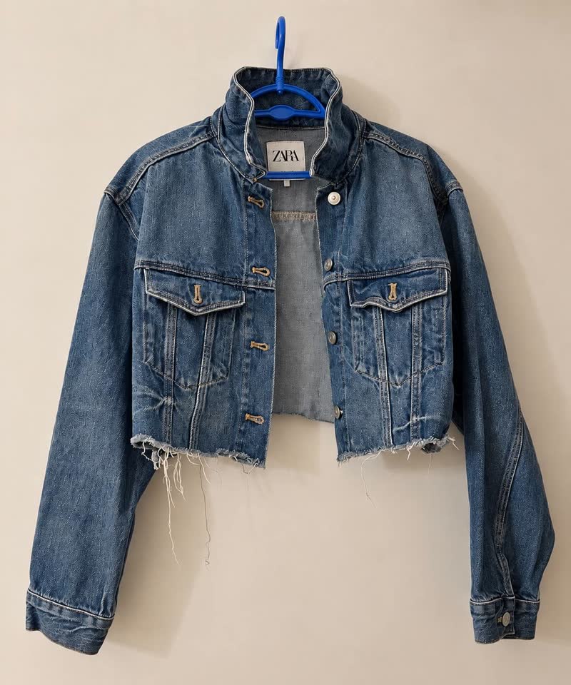 Джинсовка укороченная Zara