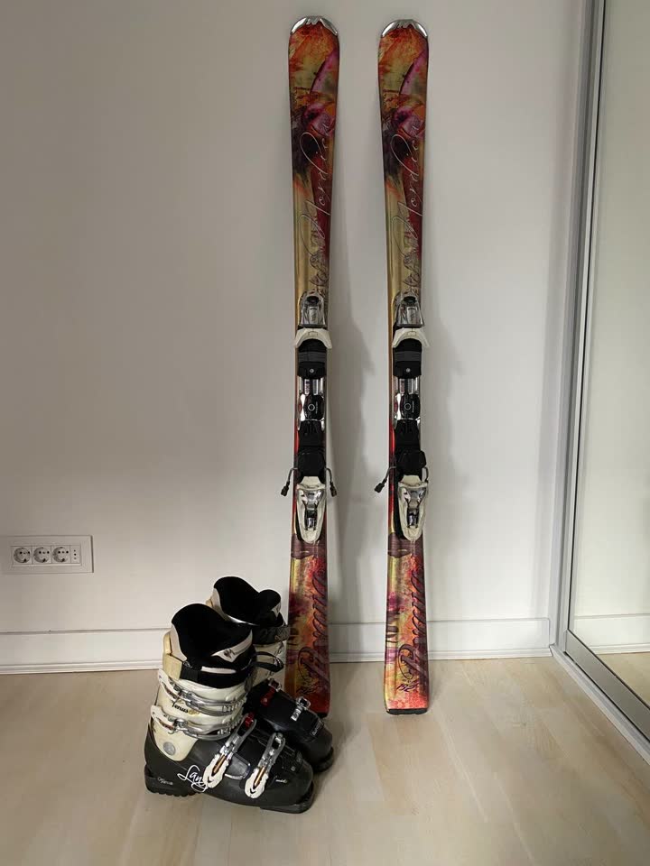 Nordica skije 152 cm + Lange Venus 60 pancerice (veličina 39)