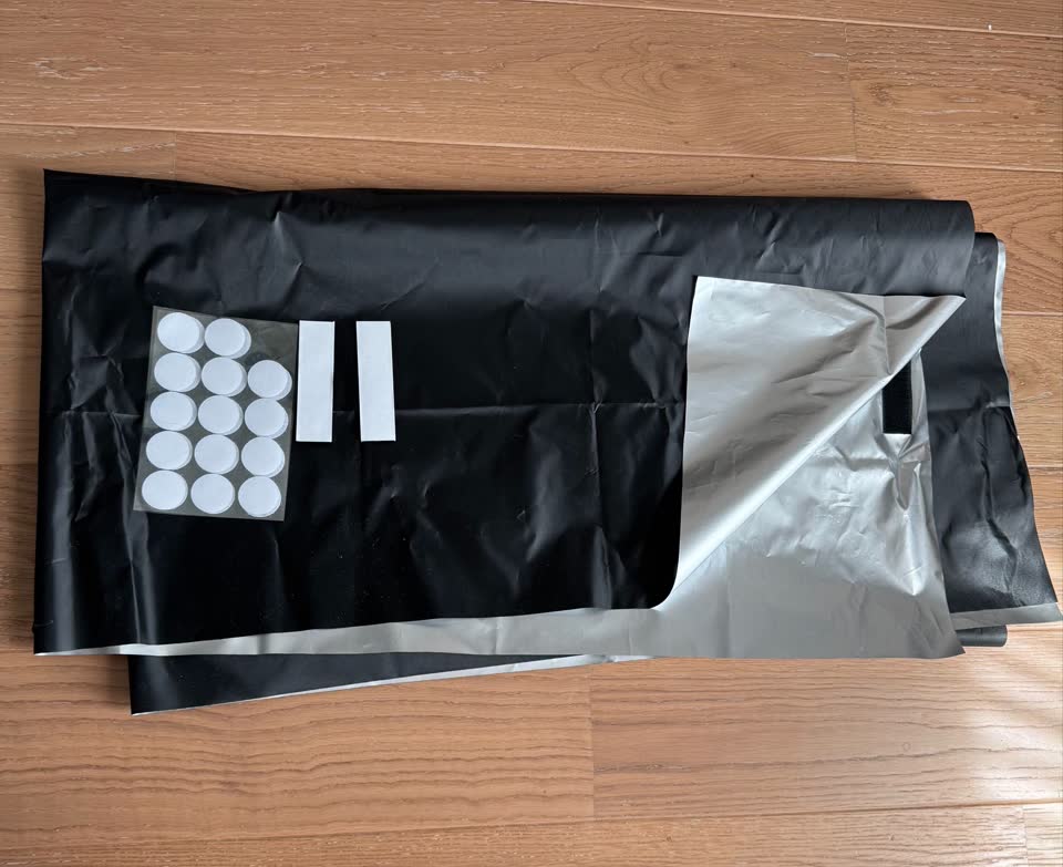 Tkanina za zavesu blackout 100% 150x150 cm