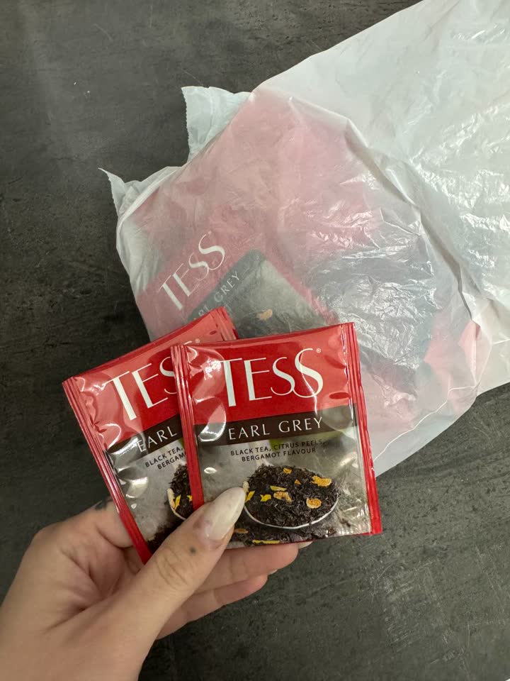 Crni čaj Tess Earl Grey, u kesicama, 37 kom