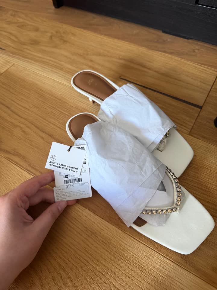 Zara sandale, upakovane + dust bag, br. 36