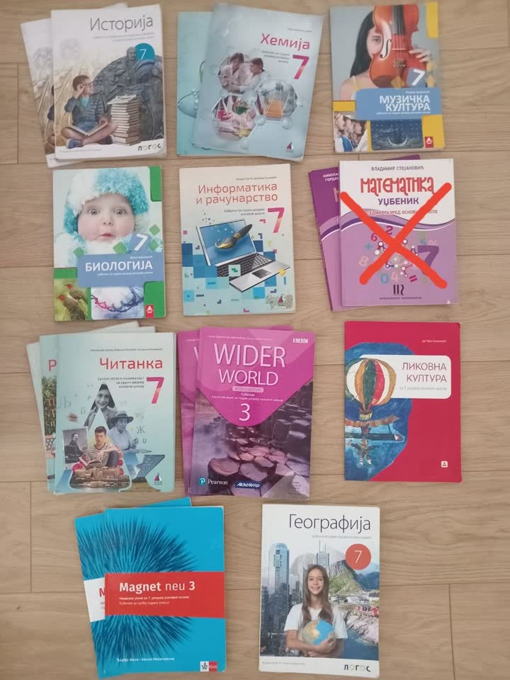 Udžbenici za 7. razred osnovne škole