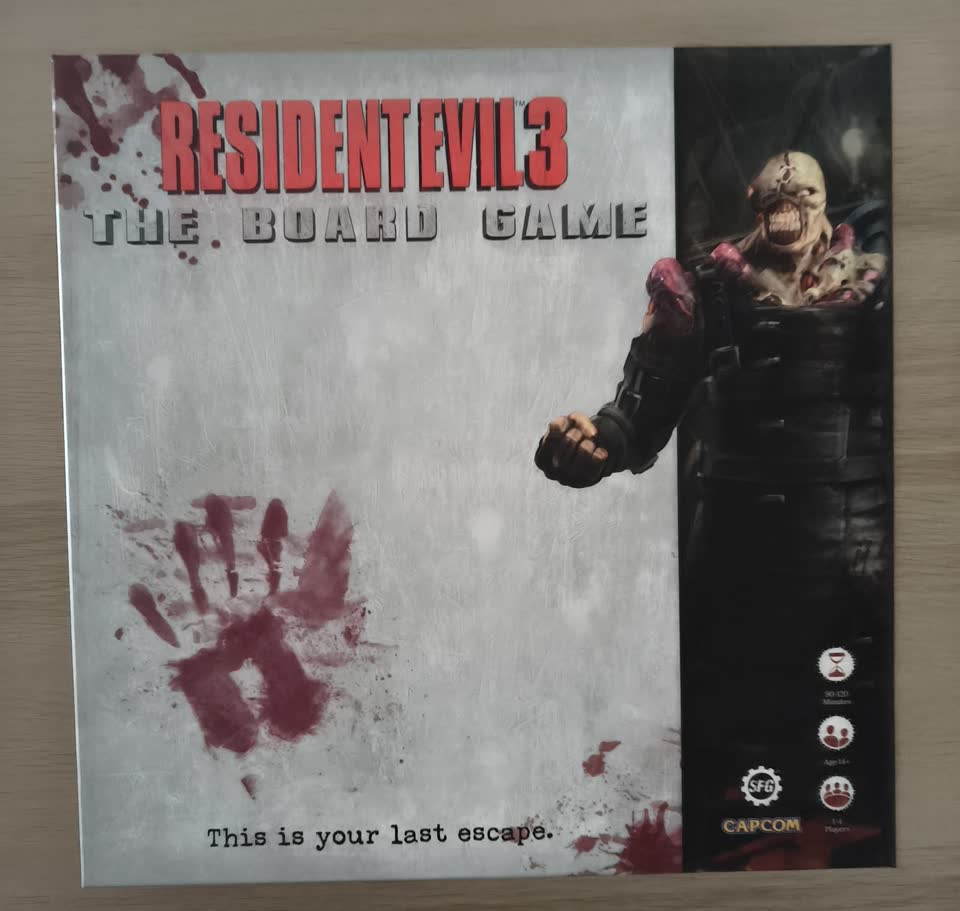 Продам настольную игру Resident Evil 3 с дополнением City of ruin