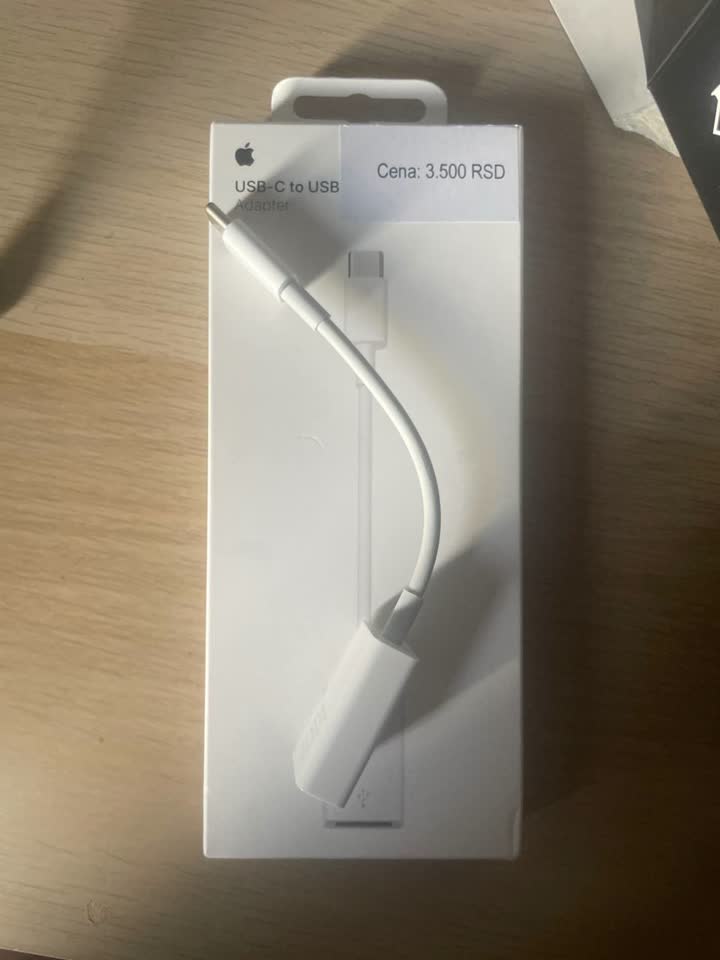 Оригинальный адаптер Apple USB-USBC