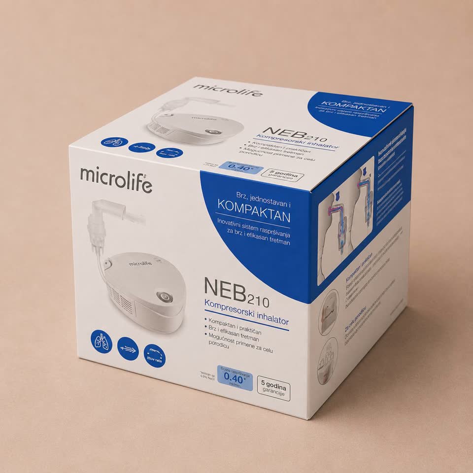Kompresorski nebulizator (inhalator) microlife