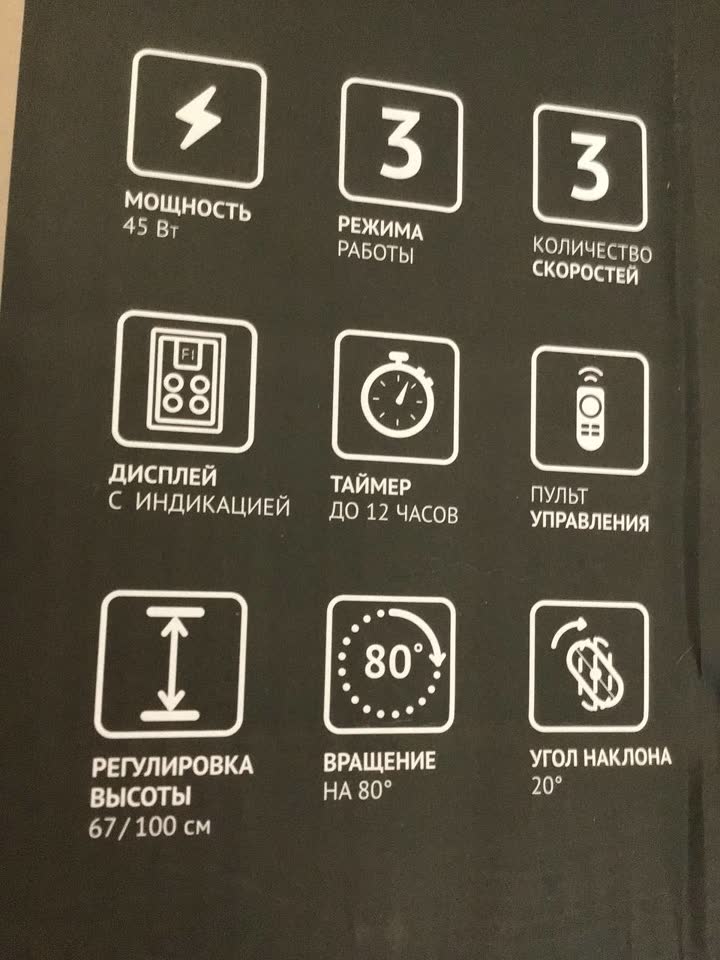 Вентилятор напольный