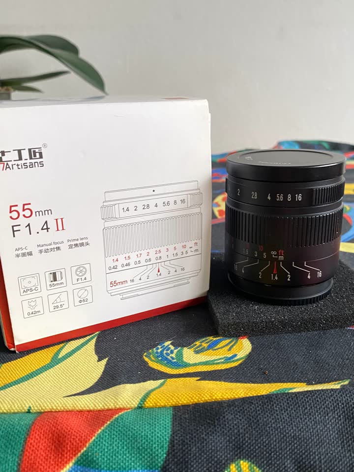 Объектив 7artisans 55mm f 1.4 на MFT