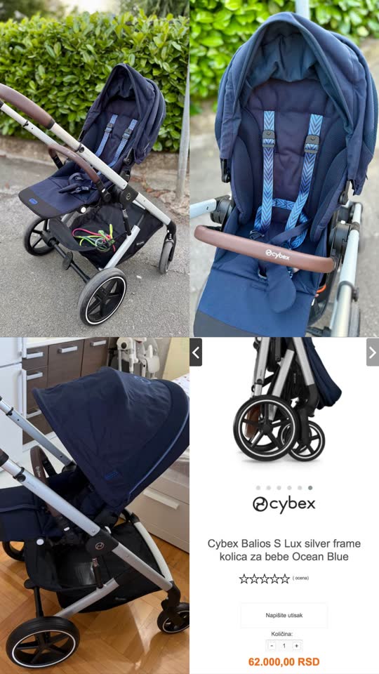 Продажа колясок Cybex Balios S Lux и Joolz aer2