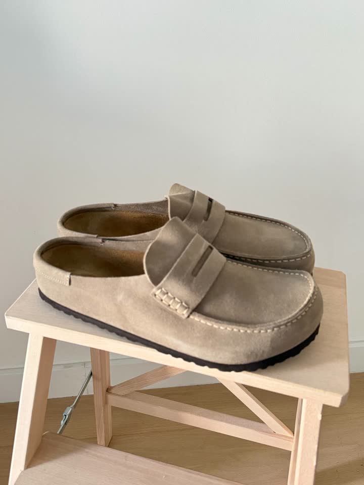 Birkenstock Naples Wrapped, 46 размер, нежно-коричневый цвет