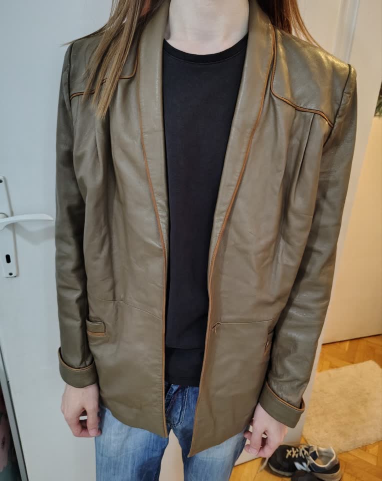 Faux Leather Jacket / Blazer