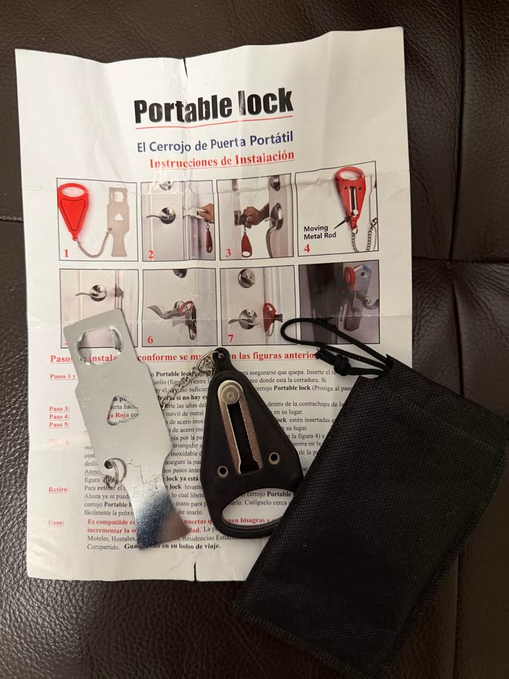 Novi Portable lock / blokator vrata i bandaž za zglob šake F-206