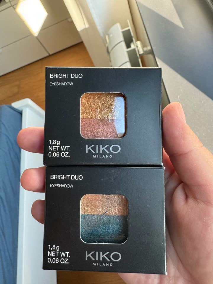 Тени Kiko Milano Bright Duo Eyeshadow 14 / 15