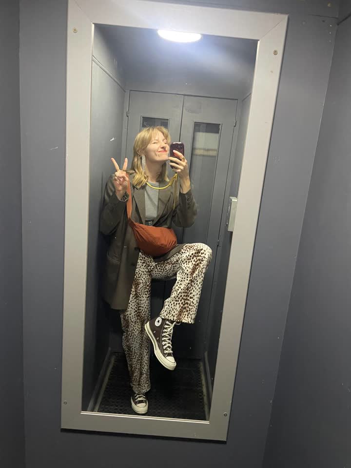 Tačkaste leopard pantalone Loavies