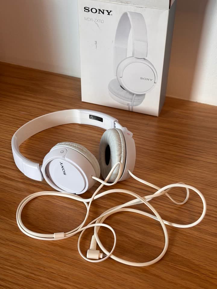 Проводные наушники Sony MDR-ZX110 белые