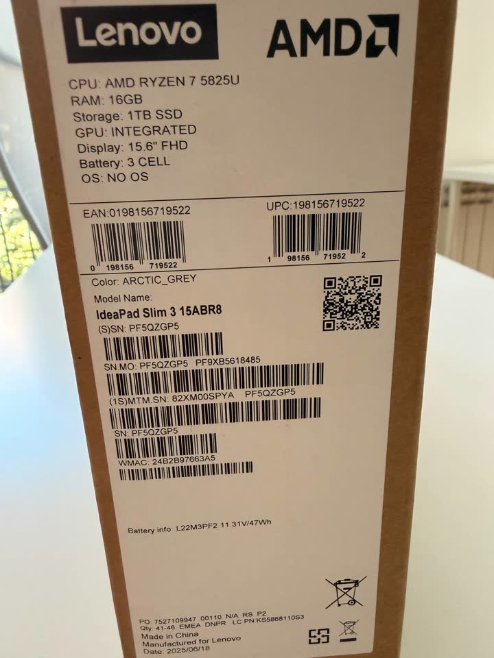 Lenovo Laptop IdeaPad Slim 3