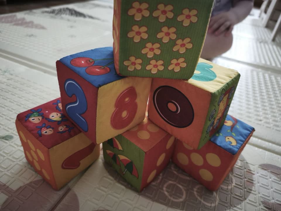 Кубики мягкие