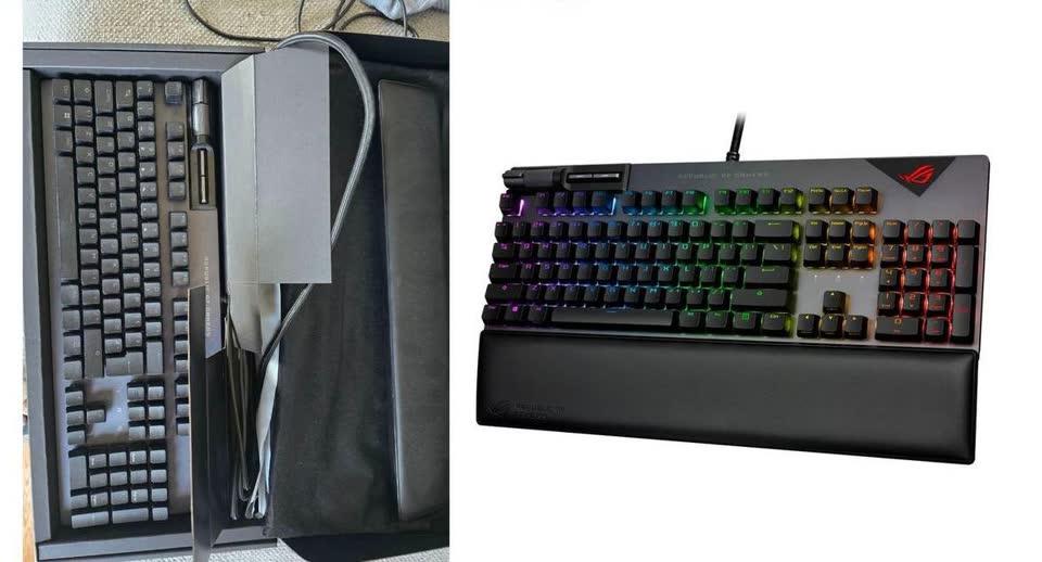Клавиатура ASUS ROG Strix Flare II UK и корпусные вентиляторы