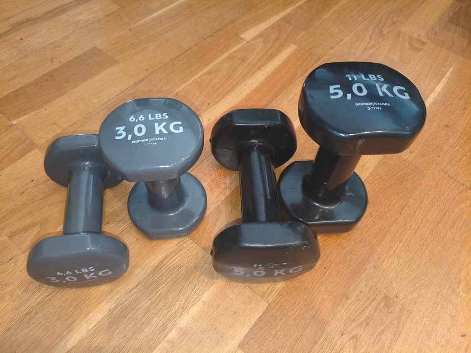 Гантели 5кг и 3 кг