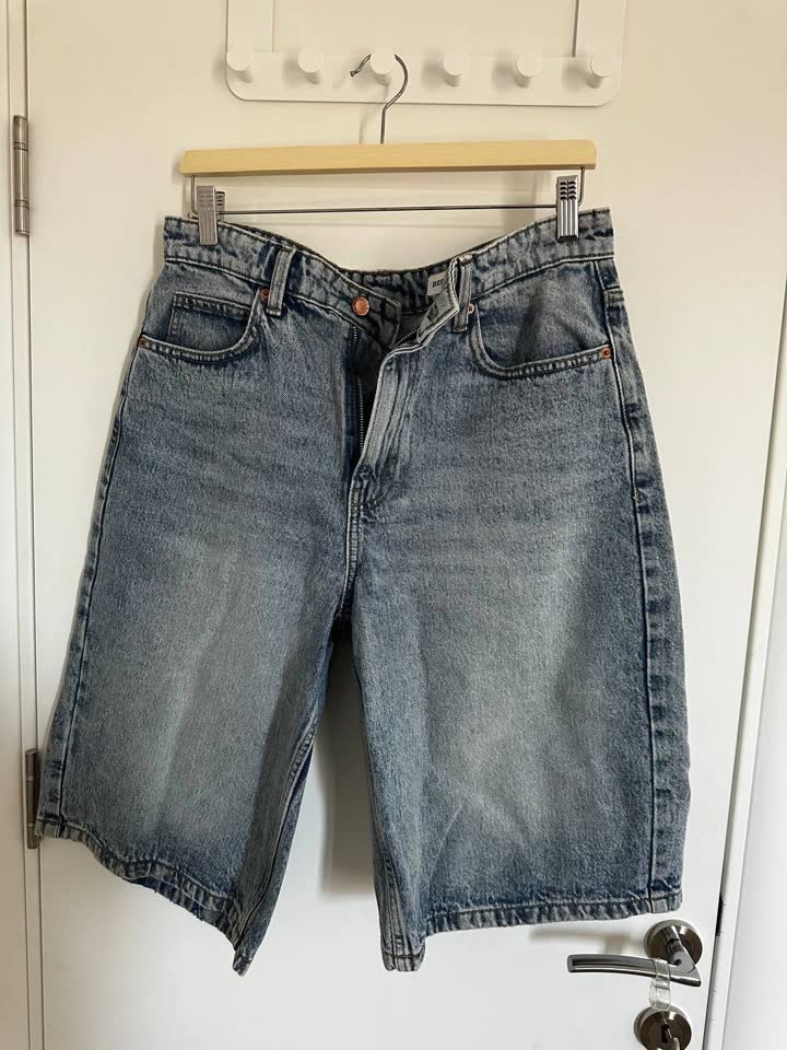 Длинные джинсовые шорты Bershka, eur38