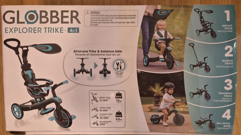 Prodajem bicikl-begovel Globber Explorer Trike 4 u 1
